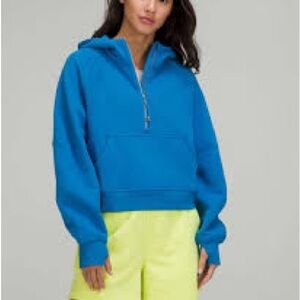 Lululemon Scuba Oversized Half-Zip Hoodie- Poolside